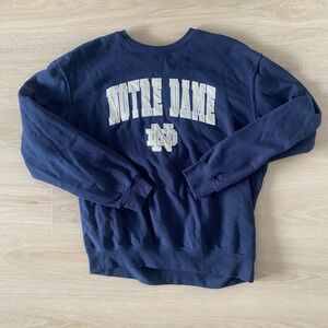Mens Notre Dame Navy Blue Sweater Size L